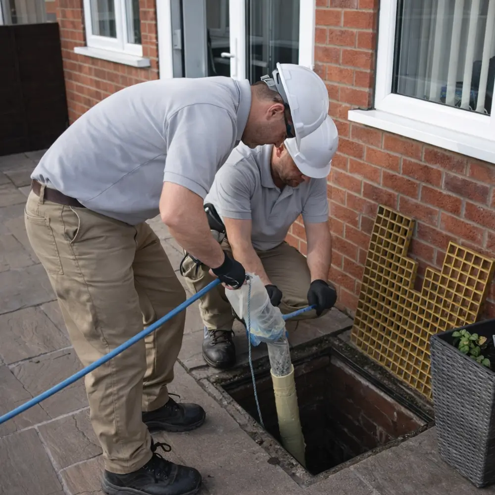Blocked drain repair service in Cobham